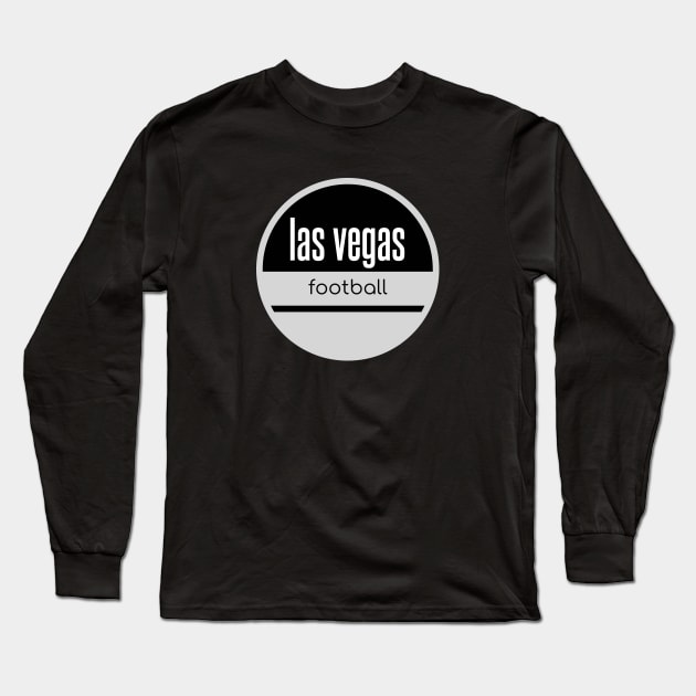 las vegas raiders football Long Sleeve T-Shirt by BVHstudio